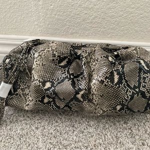 Express Python Patterned Shoulder bag purse NWT